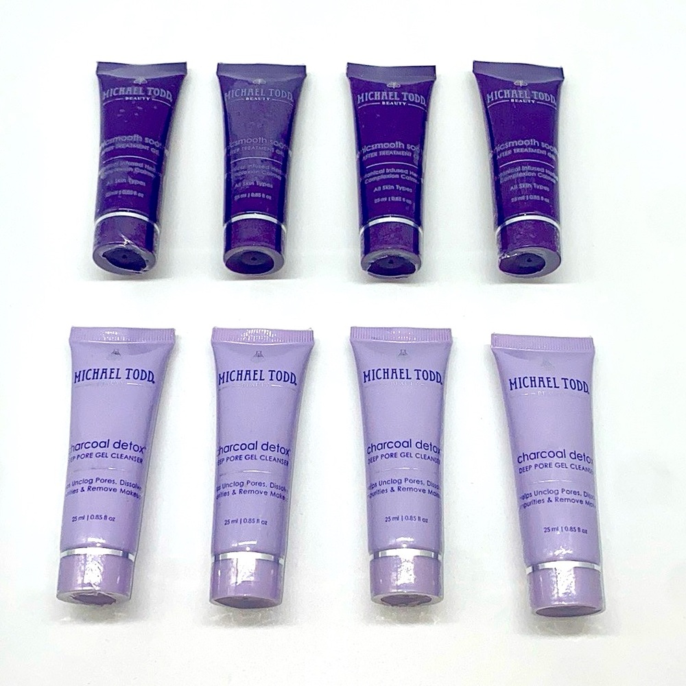 Michael Todd Charcoal Detox and Sonicsmooth Soothe After Treatment Gel (8 pcs)